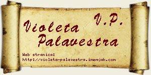 Violeta Palavestra vizit kartica